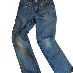 Levi's Boys Straight Blue Jeans size 10 regular waist 25 length 26
